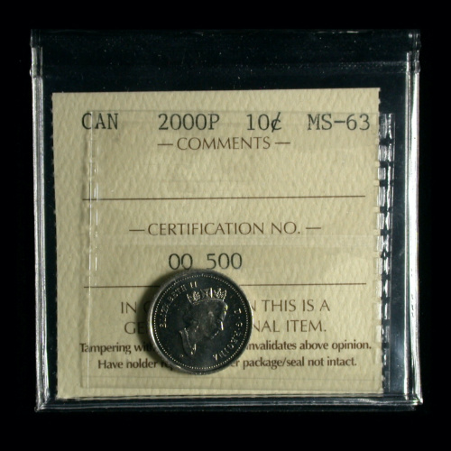 Canada Queen Elizabeth II 10 cent coin