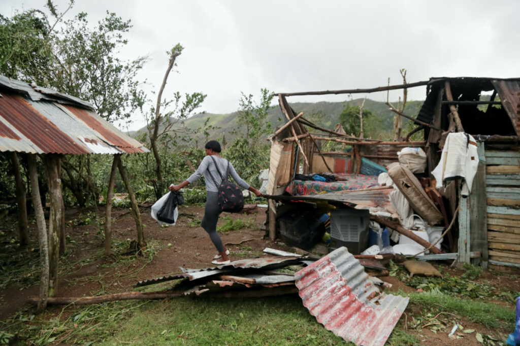 Dominican Republic El Seibo Hurricane Fiona damage