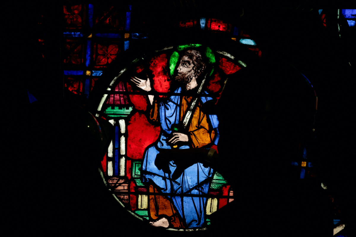 France Notre Dame stained glass restoration1