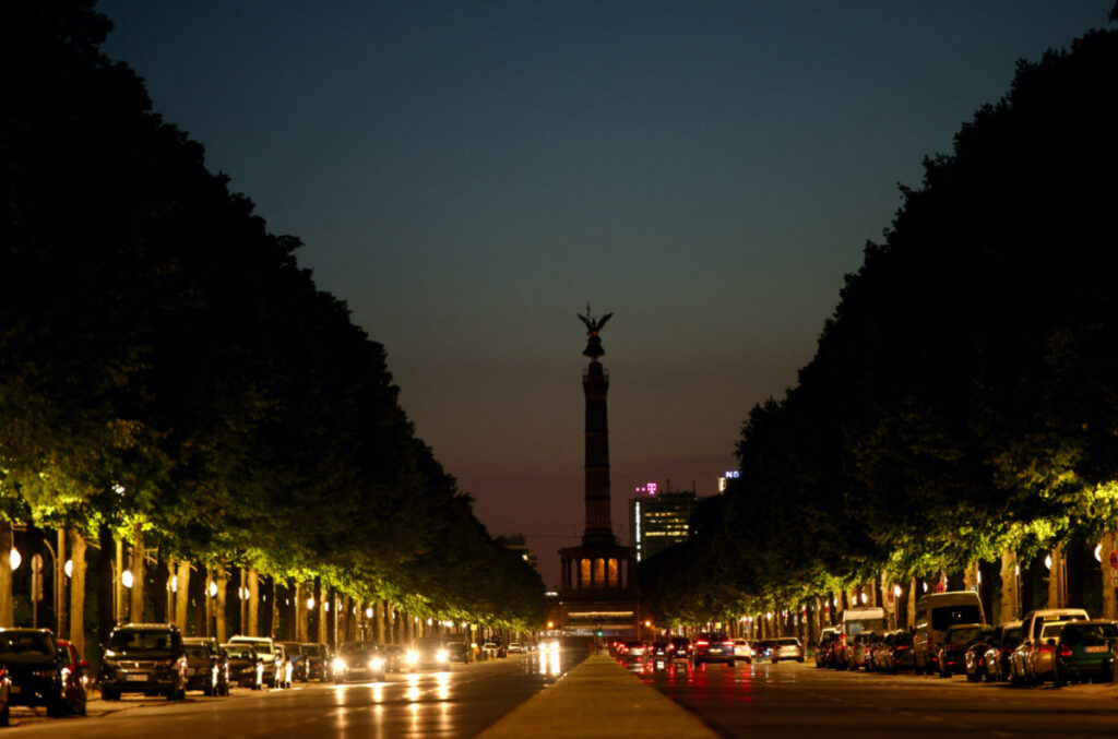 Germany Berlin reduced lighting