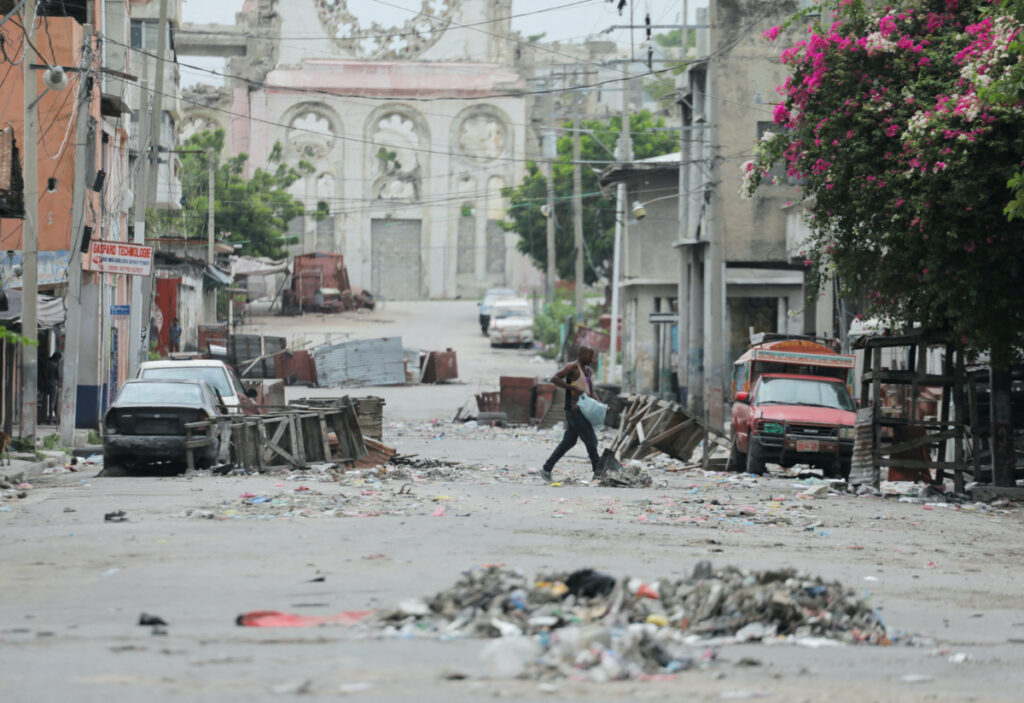 Haiti Port au Prince roadblocks