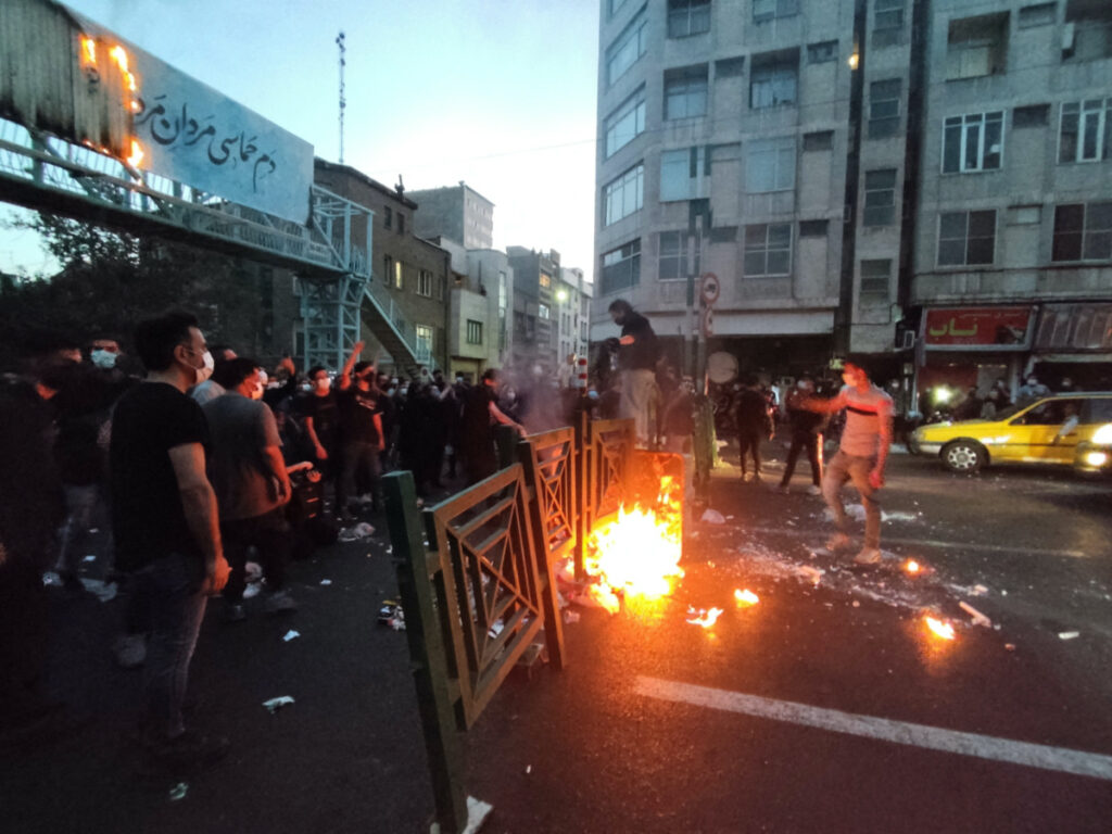 Iran Tehran protests1