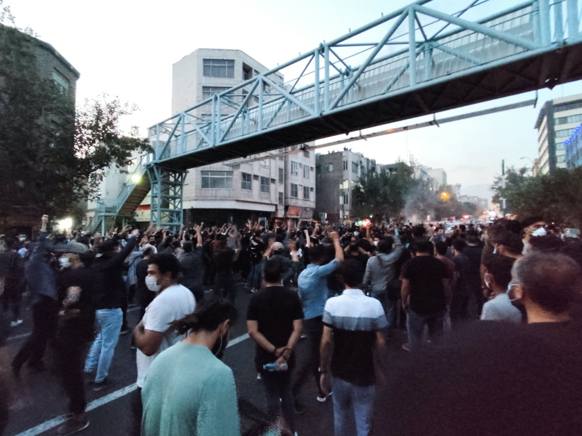 Iran Tehran protests2