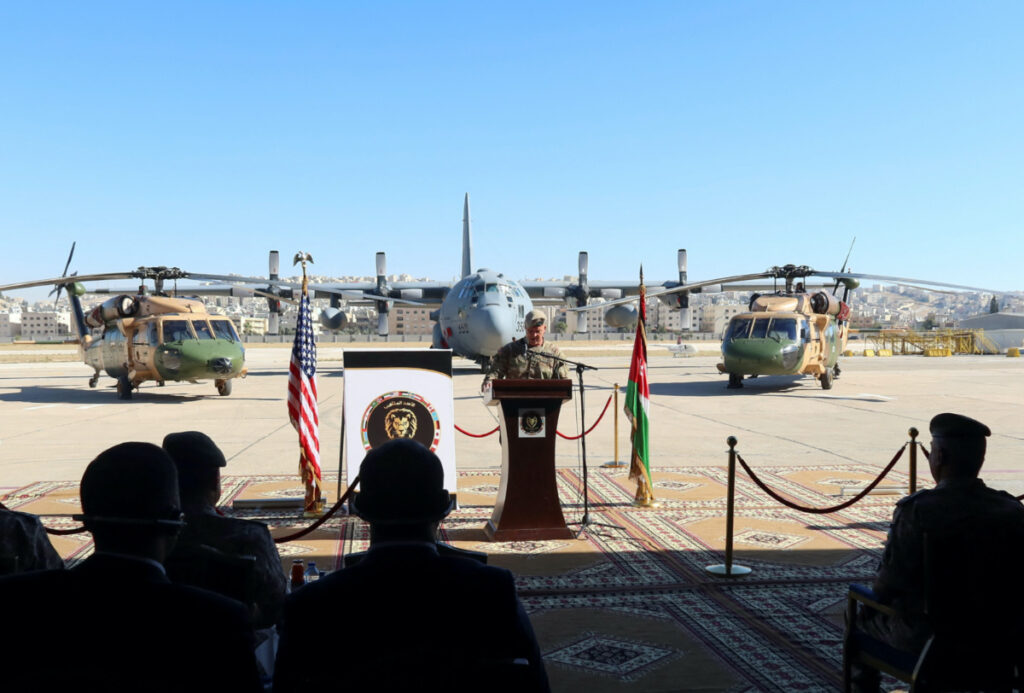 Jordan Marka air base US General Michael Kurilla