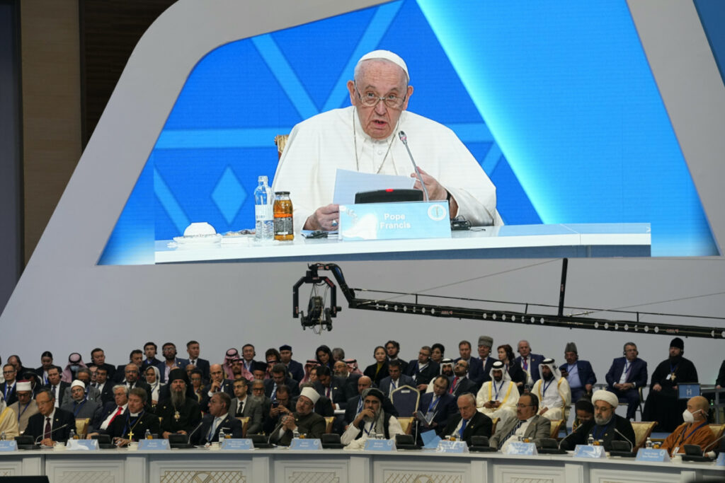 Kazakhstan 7th Congress of Leaders of World and Traditional Religions Pope Francis1