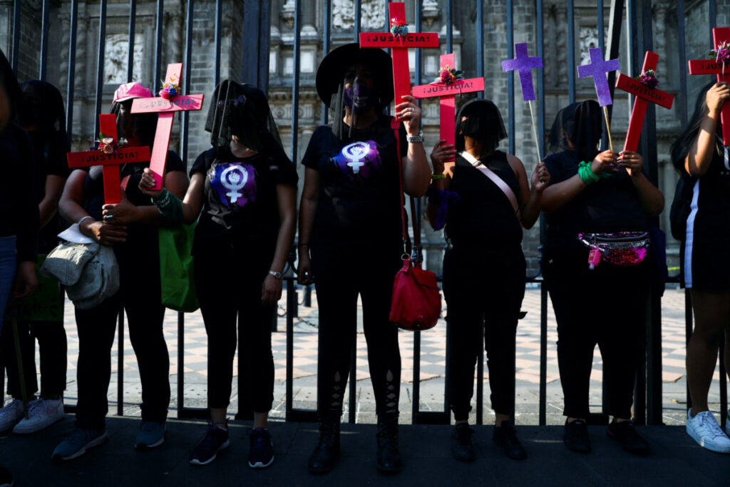 Mexico Mexico City femicide protest
