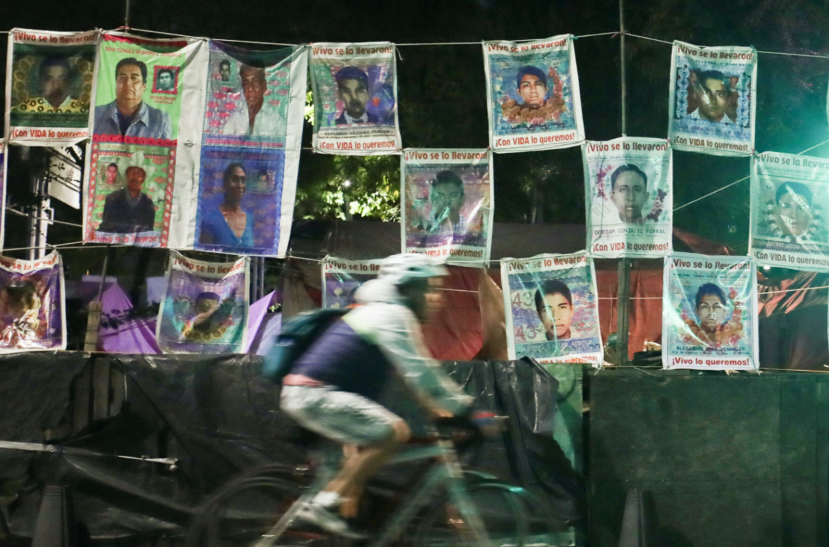 Mexico posters of 43 missing students