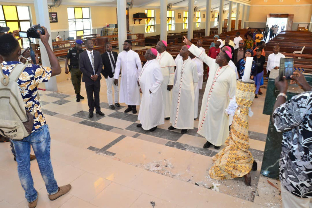 Nigeria Ondo St Francis Catholic Church church officials