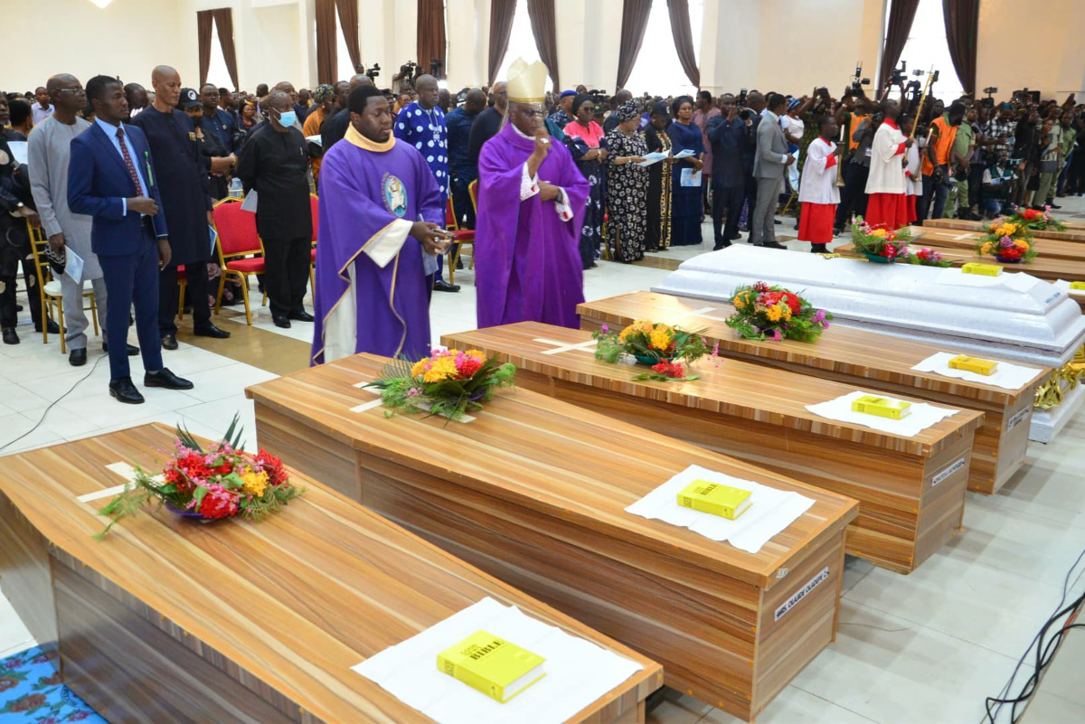 Nigeria Ondo victims of church attack
