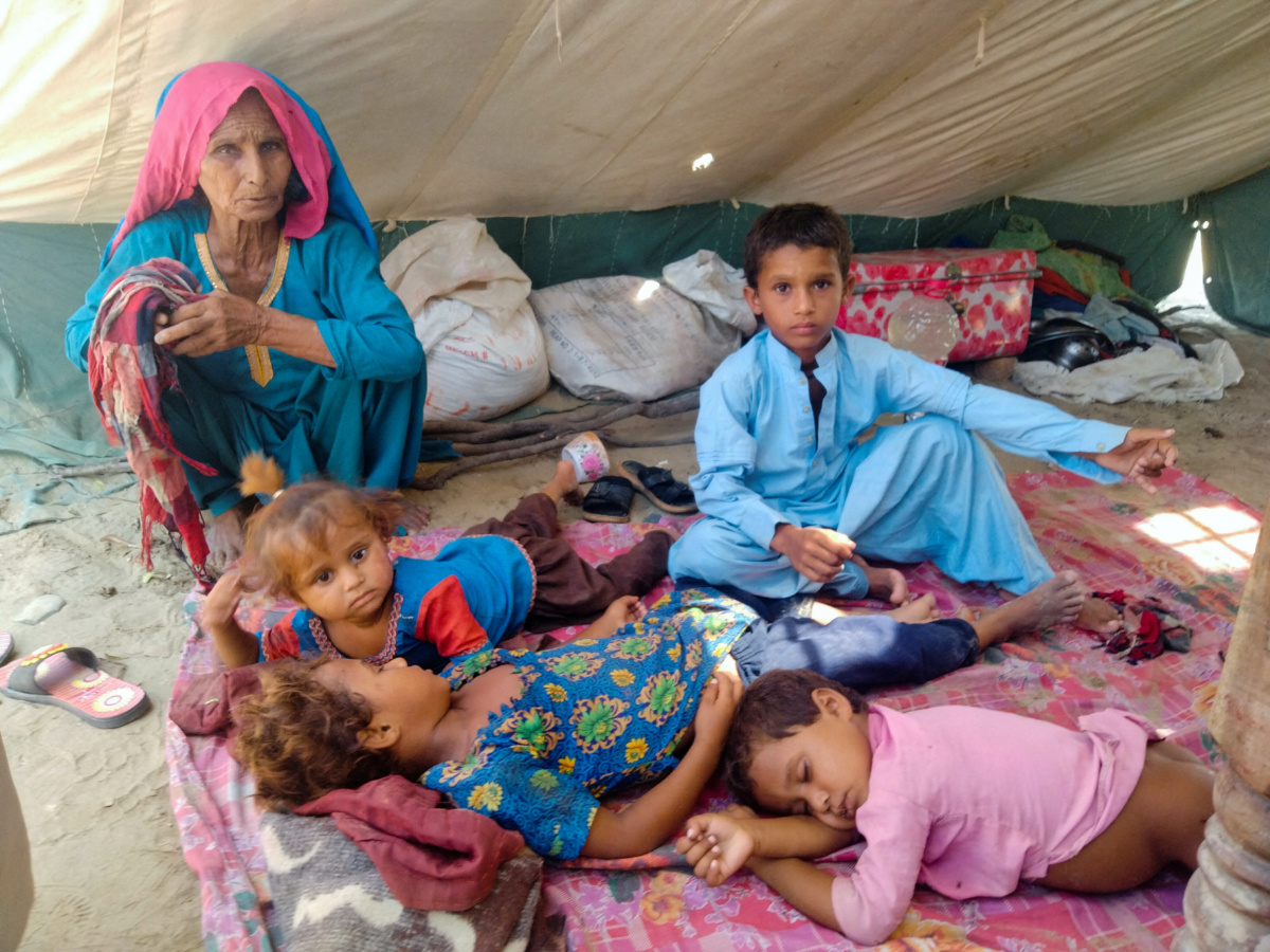 Pakistan Sehwan relief camp2