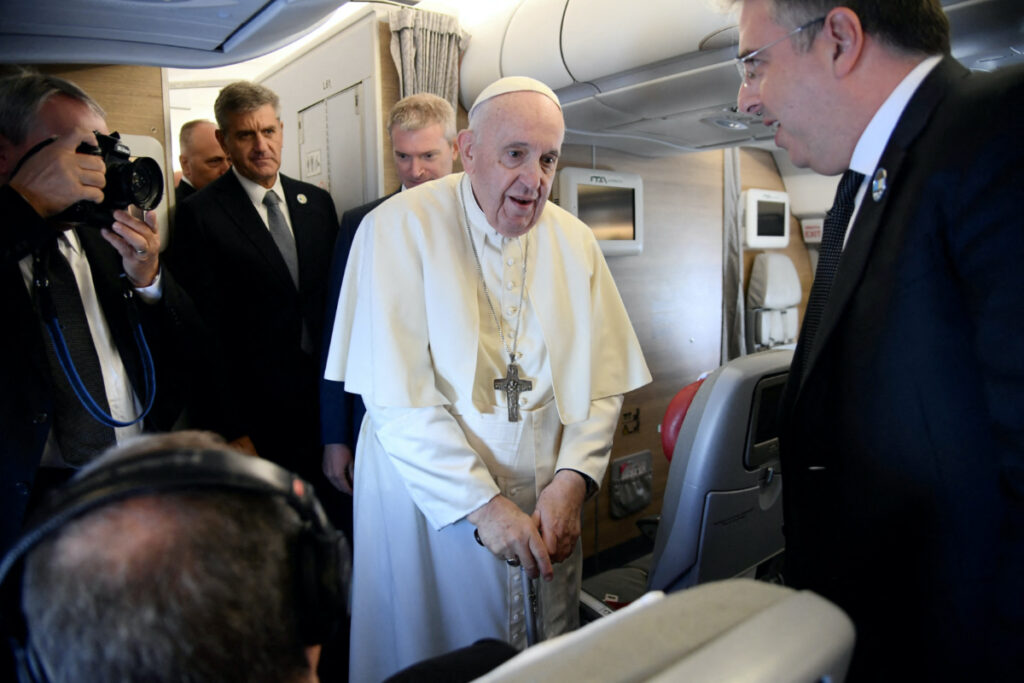 Papal plane Pope Francis3