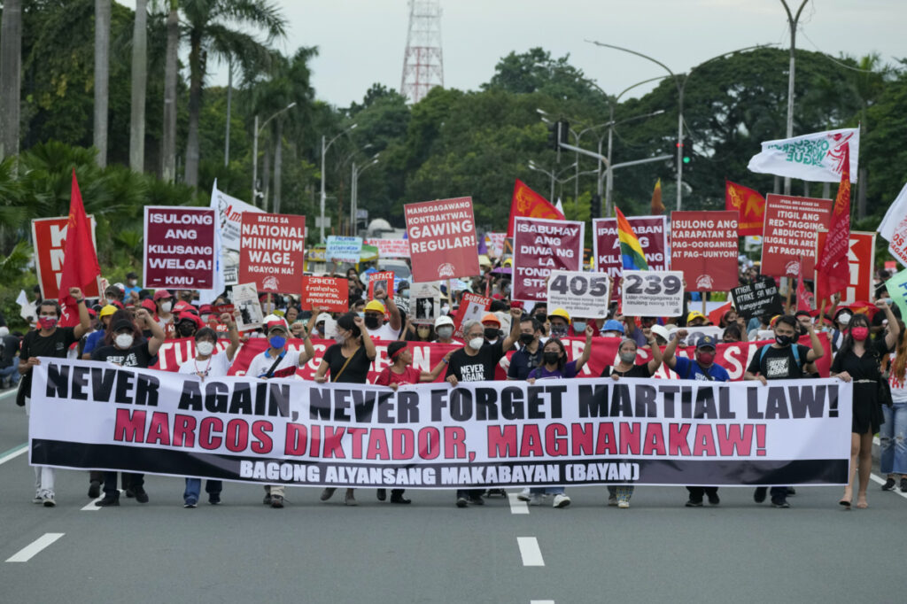 Philippines Manila 50th anniversary of martial law1