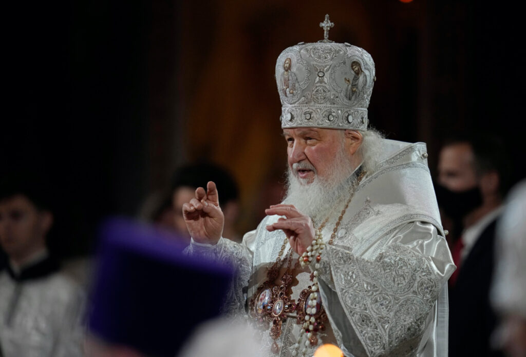 Russia Moscow Russian Orthodox Church Patriarch Kirill