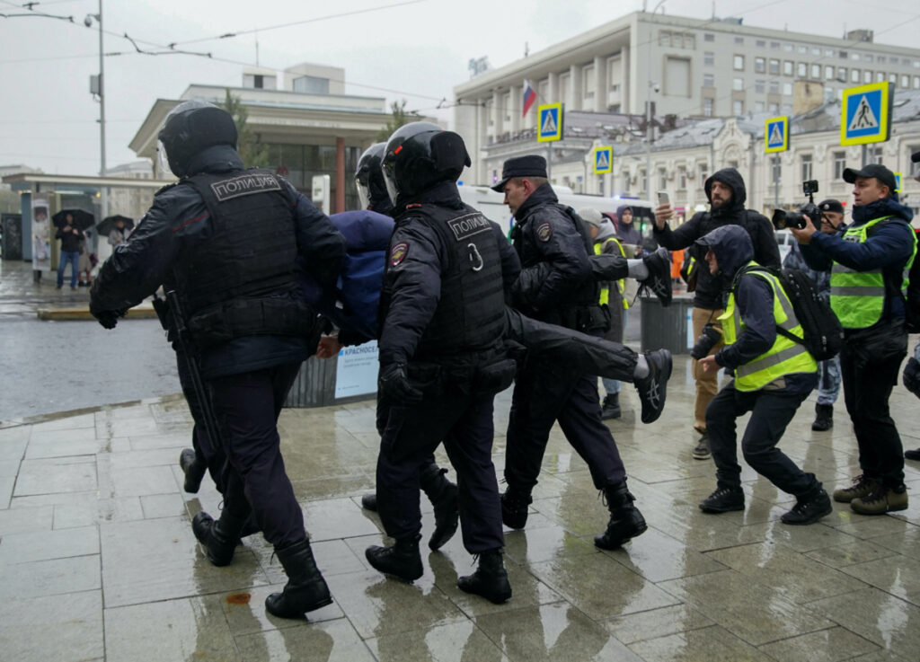Russia Moscow police