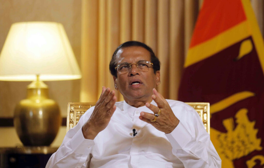 Sri Lanka Sri Lankan President Maithripala Sirisena 2019