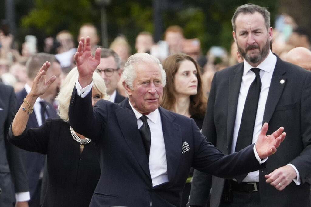 UK London Buckingham Palace King Charles III and Queen Camilla