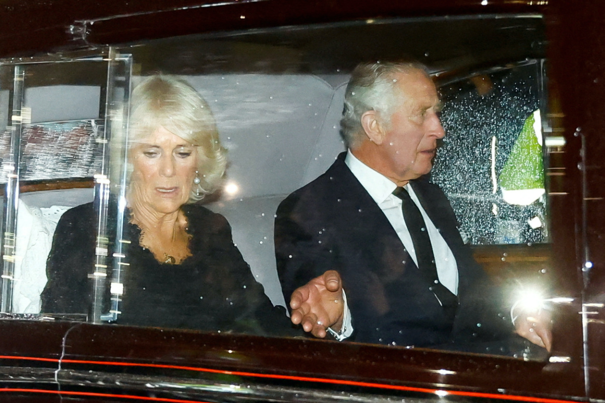 UK London Buckingham Palace King Charles III and Queen Camilla 