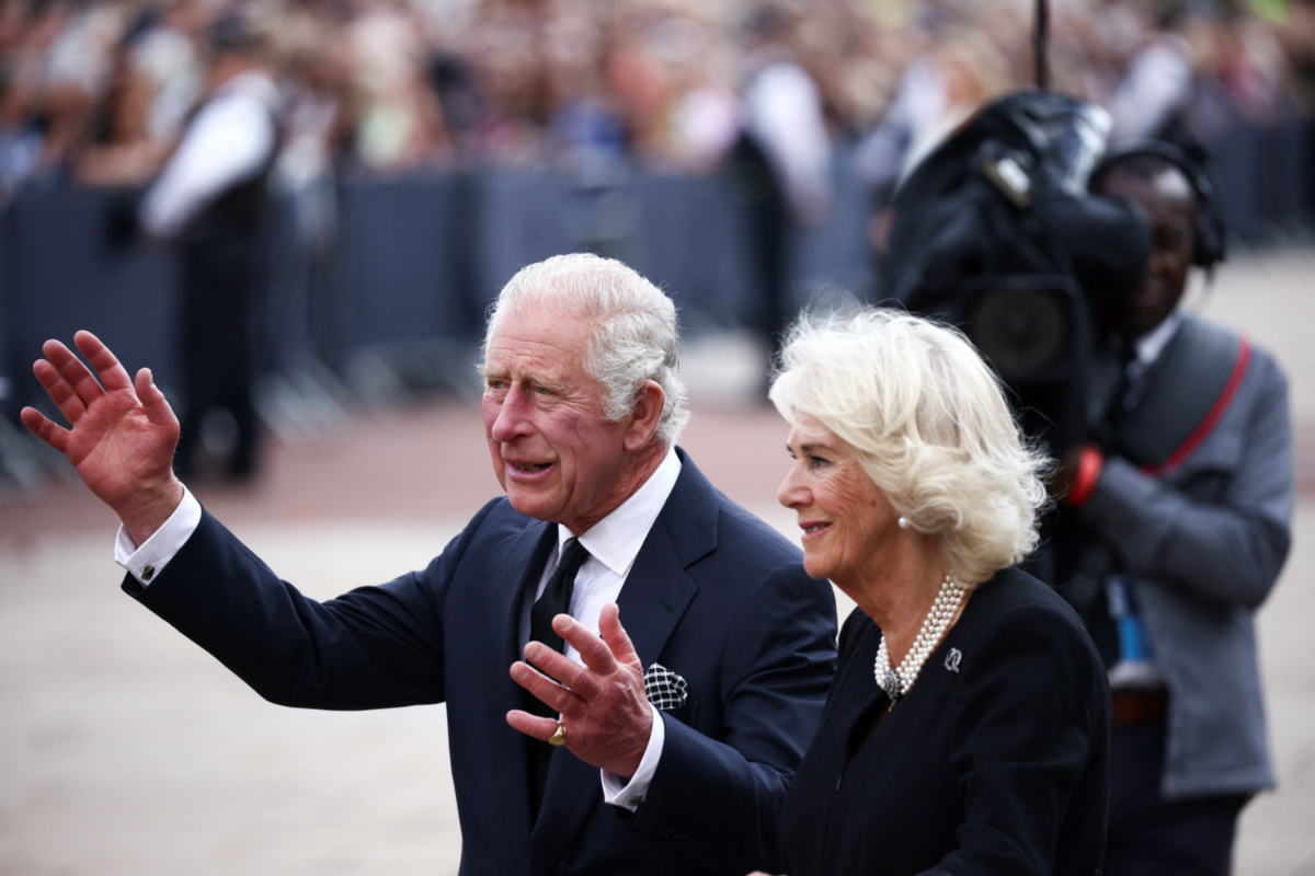 UK London King Charles III and Queen Camilla