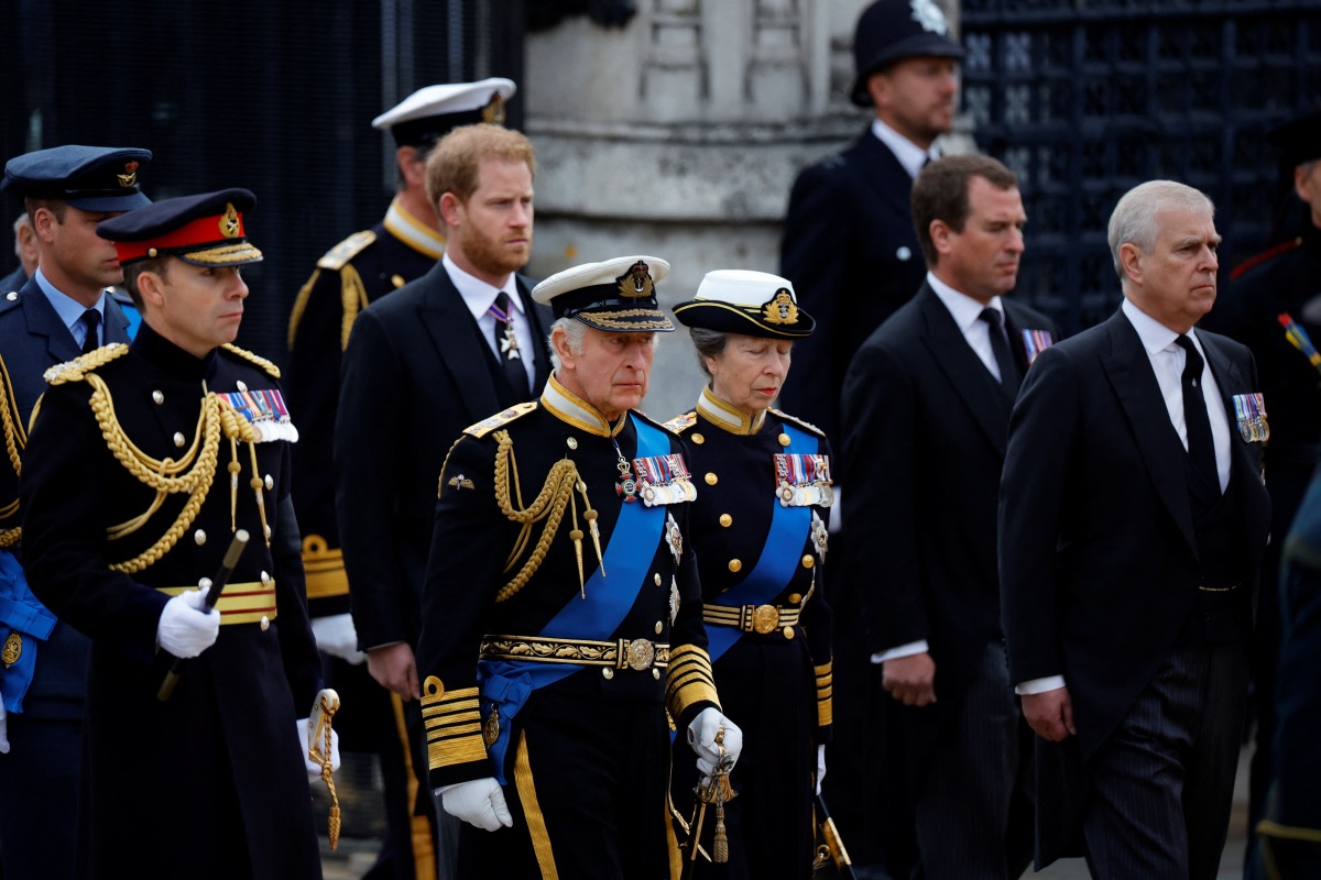 UK London Royal Family Queens funeral