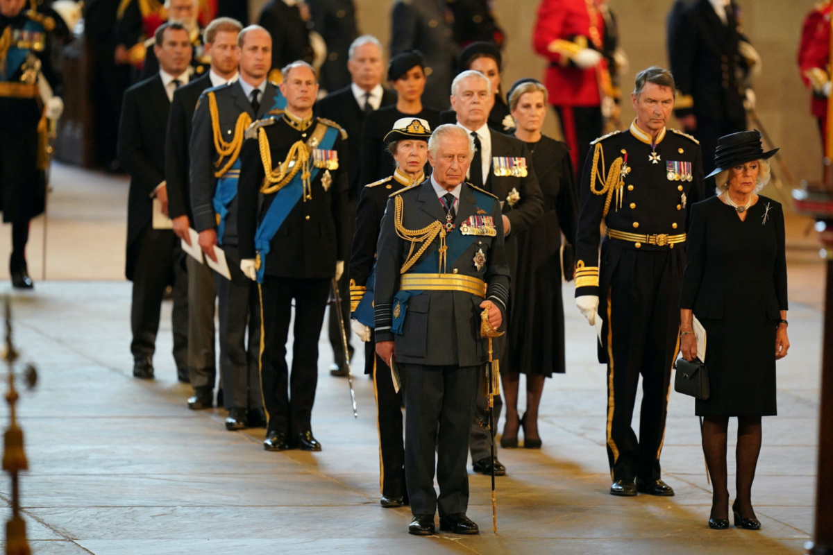 UK London Royal Family at Westminster Hall
