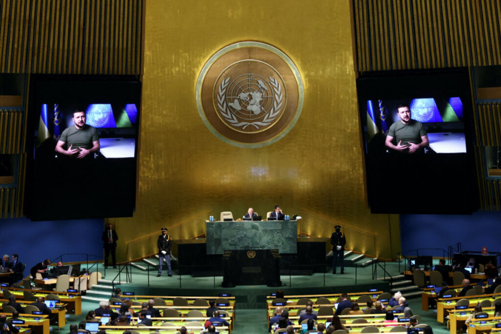 UN General Assembly Volodymyr Zelenskiy