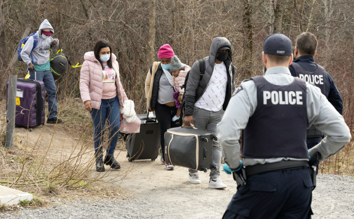US Canadian border asylum seekers