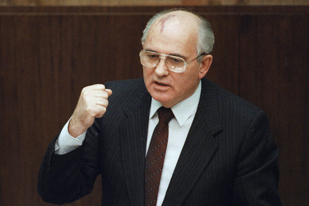USSR Soviet President Mikhail Gorbachev 1991