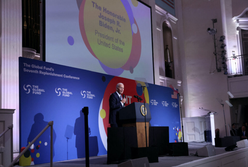 US NYC Global Funds Seventh Replenishment Conference Joe Biden