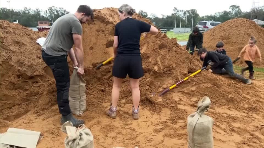 Australia sandbags