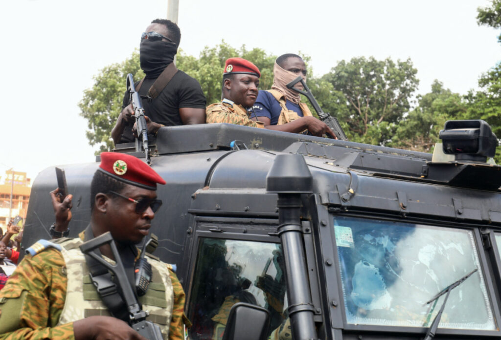 Burkina Faso Ibrahim Traore armoured vehicle