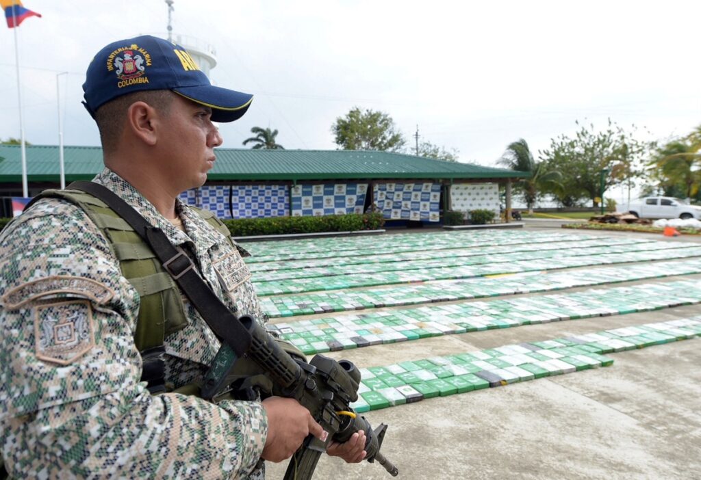 Colombia Turbo seized cocaine