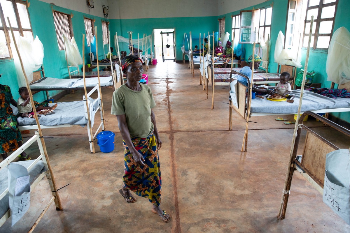 DRC Boso Manzi hospital measles ward