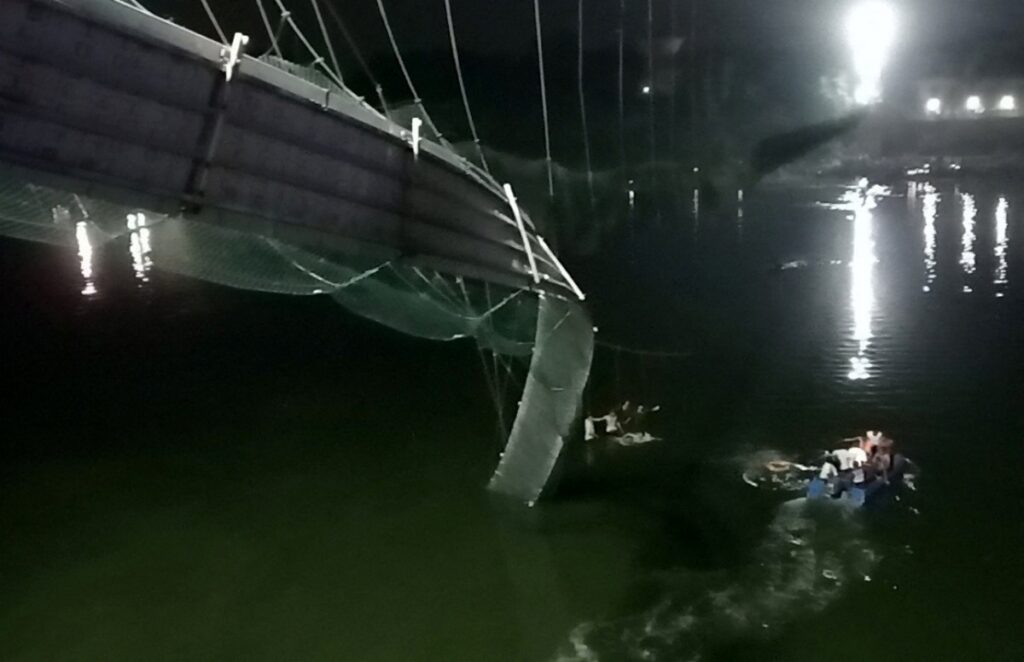 India Morbi bridge collapse