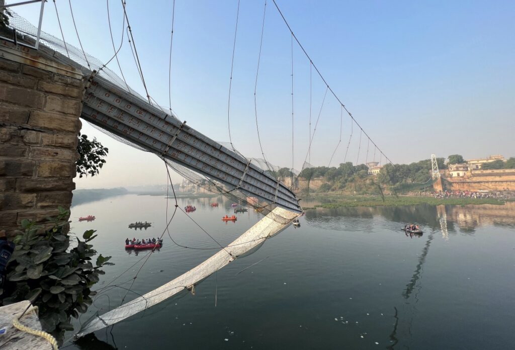 India Morbi bridge collapse2