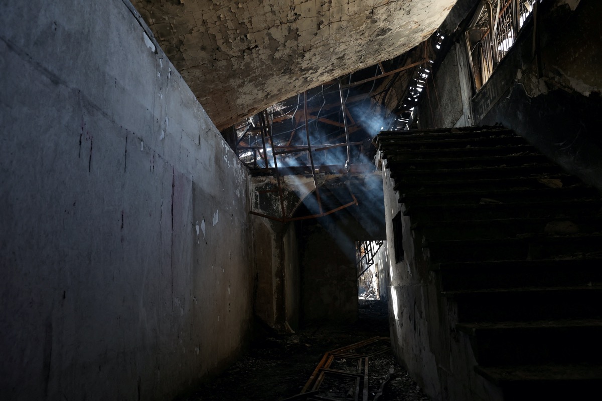 Iran Evin prison fire aftermath