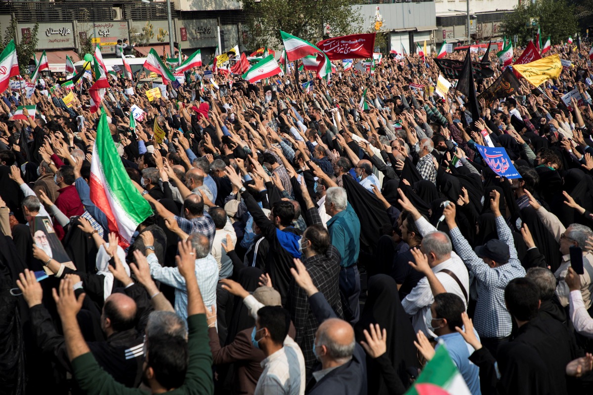 Iran Shiraz demonstration