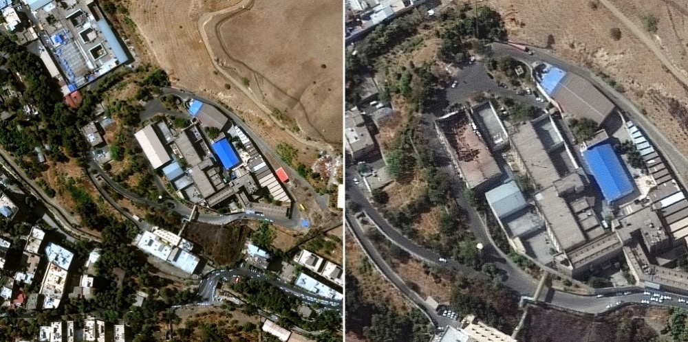 Iran Tehran Evin Prison aerial image