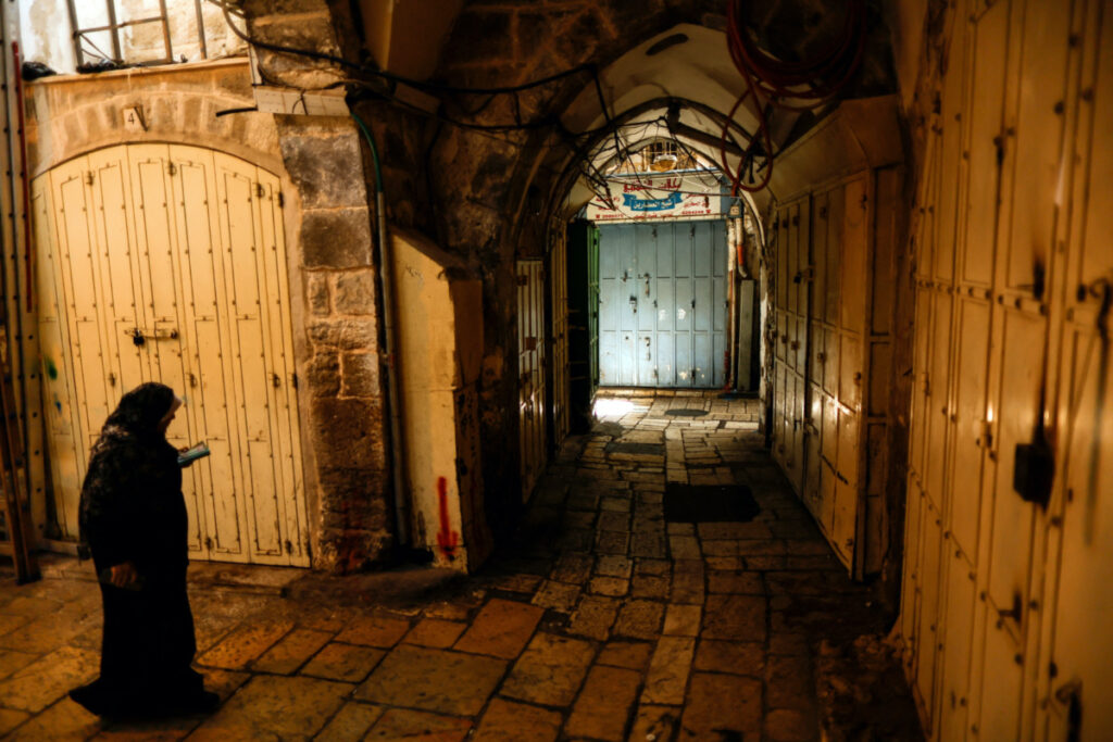 Jerusalem Old City closed businesses