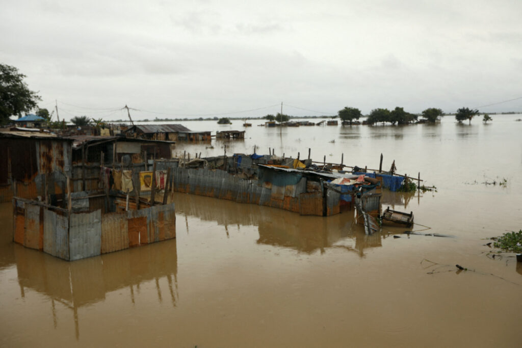 Nigeria Lokoja flooded houses