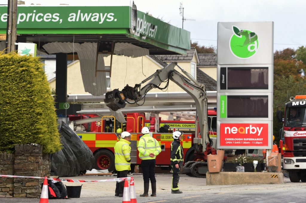 Northern Ireland Creeslough petrol station explosion