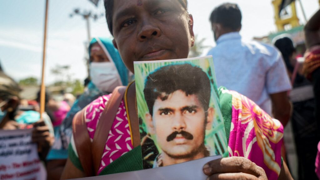 Sri Lanka Kilinochchi protests1