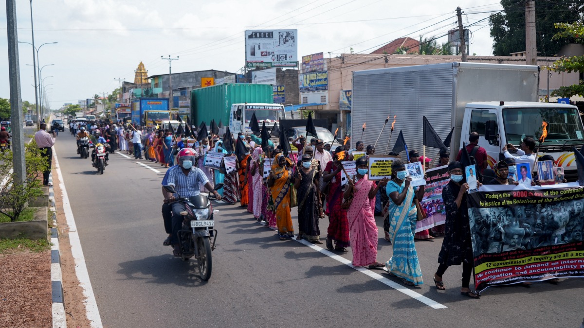 Sri Lanka Kilinochchi protests2