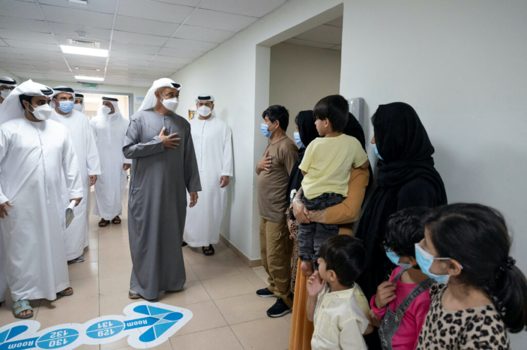 UAE Abu Dhabi Afghan refugees