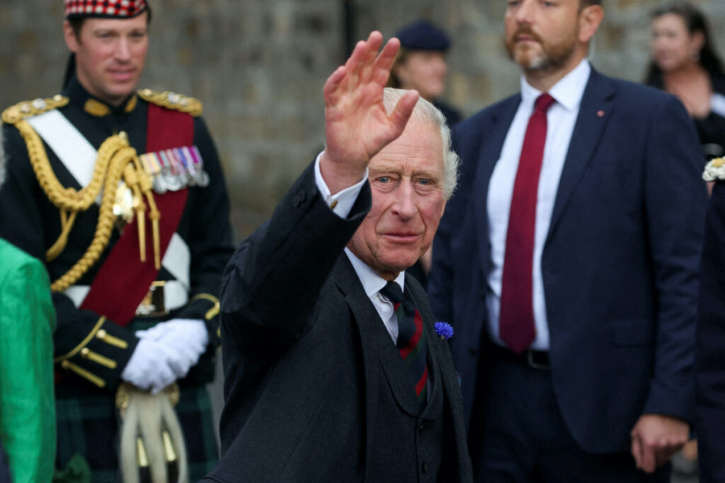 UK Scotland Dunfermline King Charles III