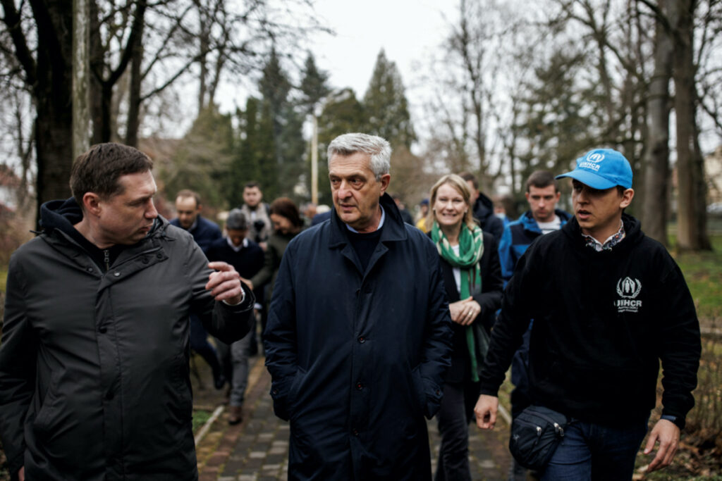 Ukraine Lviv United Nations High Commissioner for Refugees Filippo Grandi