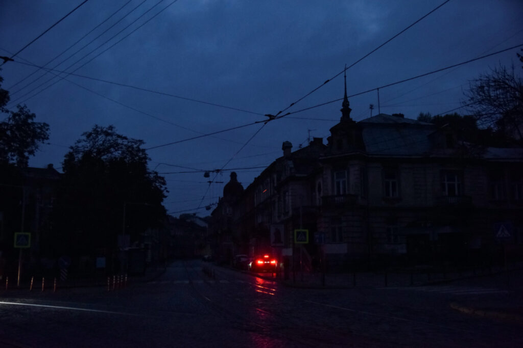 Ukraine Lviv blackout
