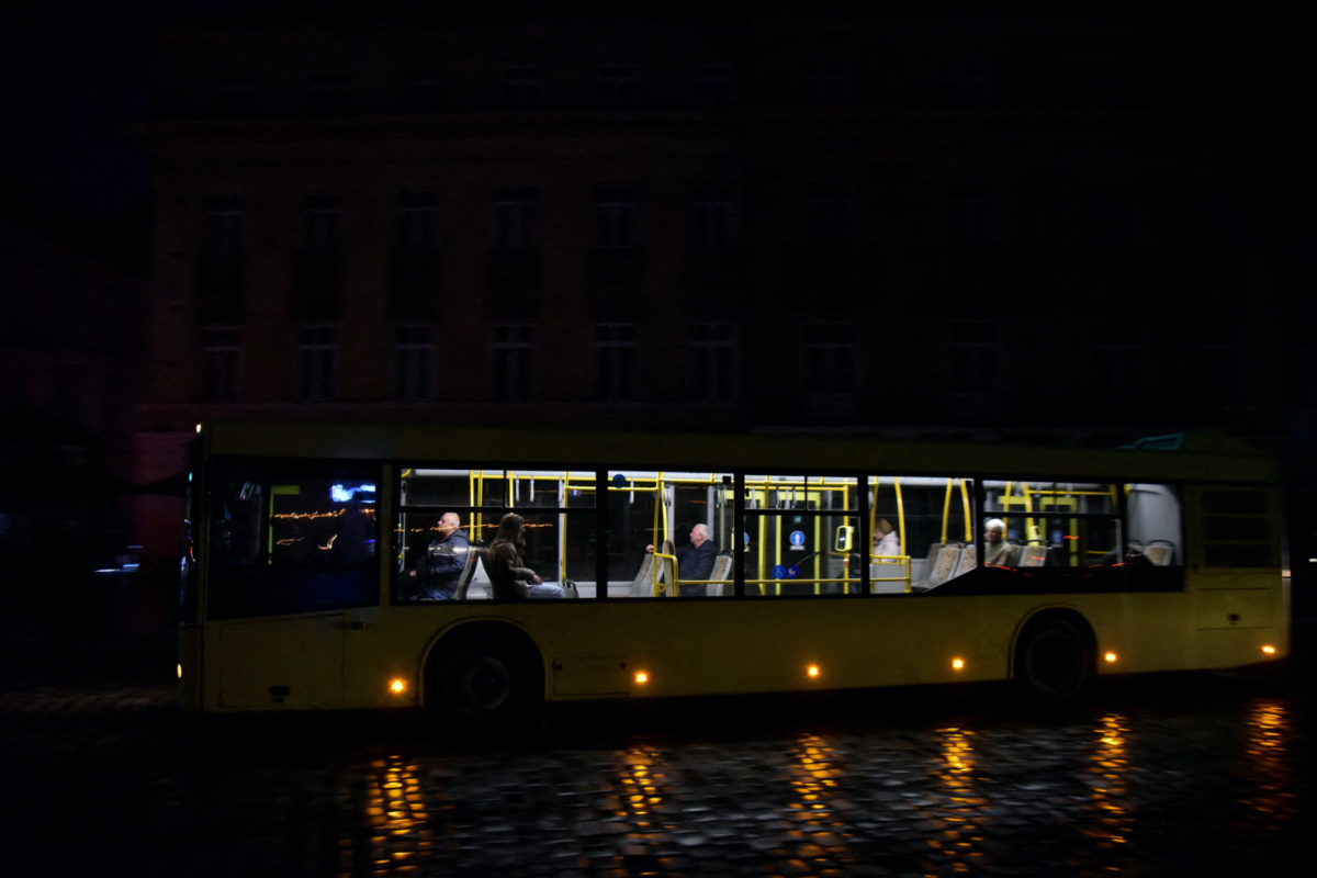 Ukraine Lviv blackout2