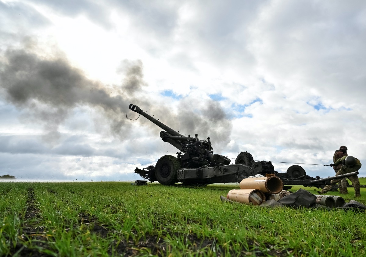 Ukraine Zaporizhzhia artillery