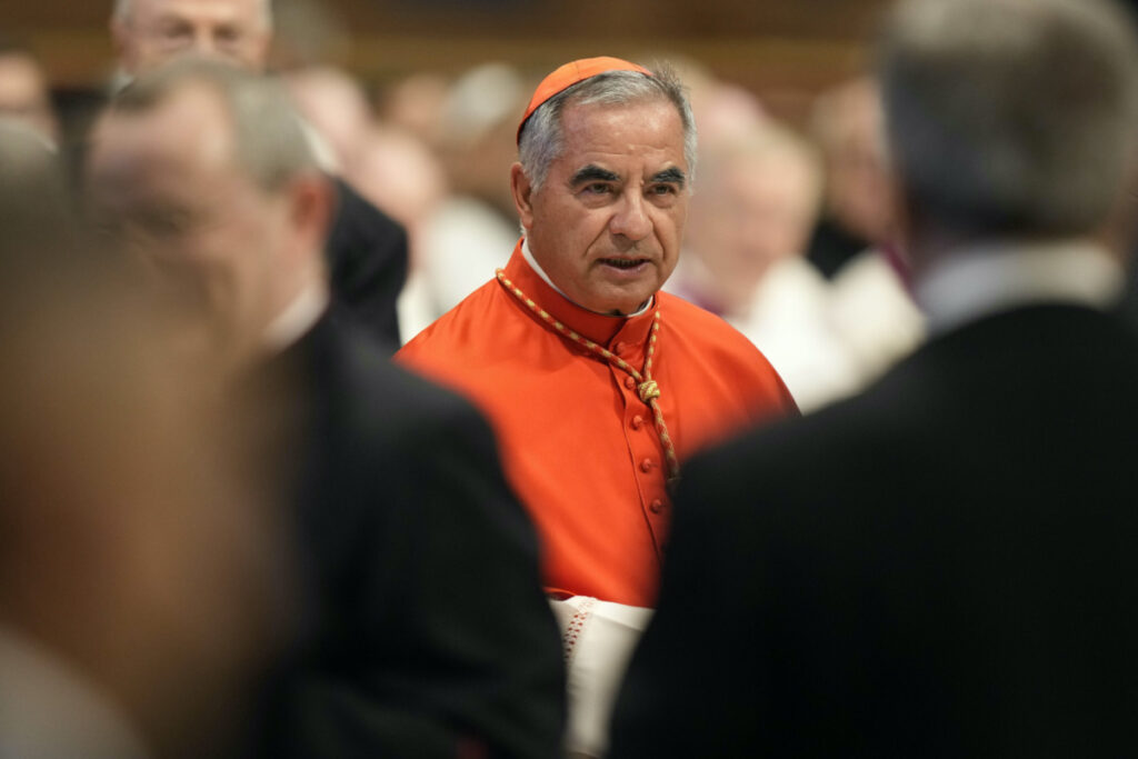 Vatican Cardinal Angelo Becciu
