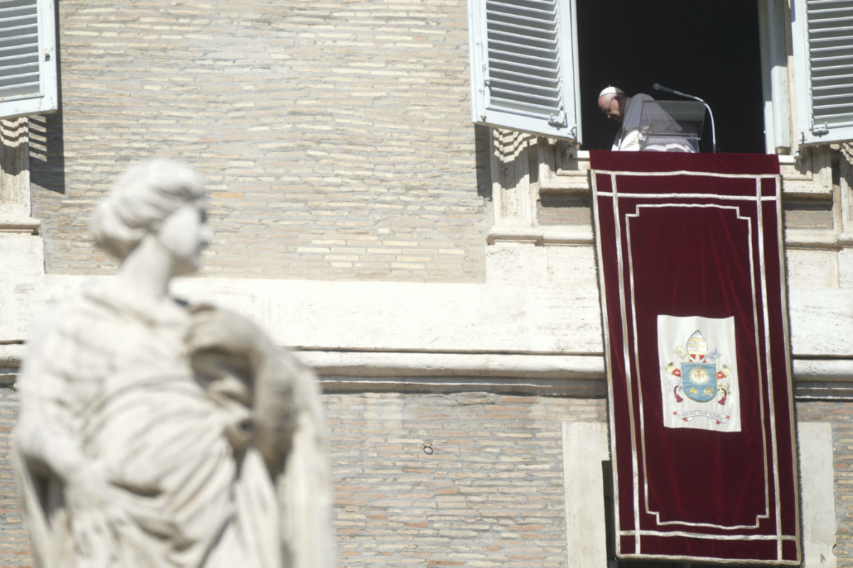 Vatican Pope Francis at window